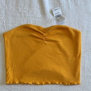 NWT PacSun Ribbed Strapless Tube Top
